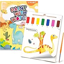 Amazon | YPLUS 幼児向け水塗り絵 1-3歳 2-4歳の子供用水彩画